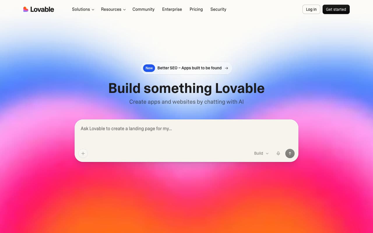 Lovable screenshot